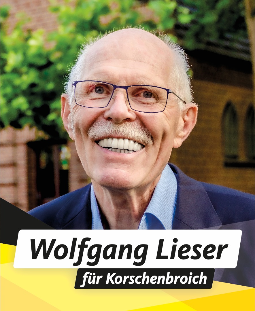 Für Sie im Stadtrat Wolfgang Lieser
