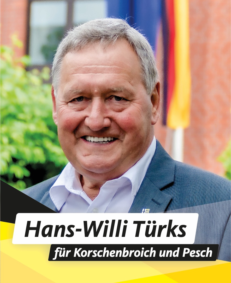 Für Sie im Stadtrat Hans-Willi Türks