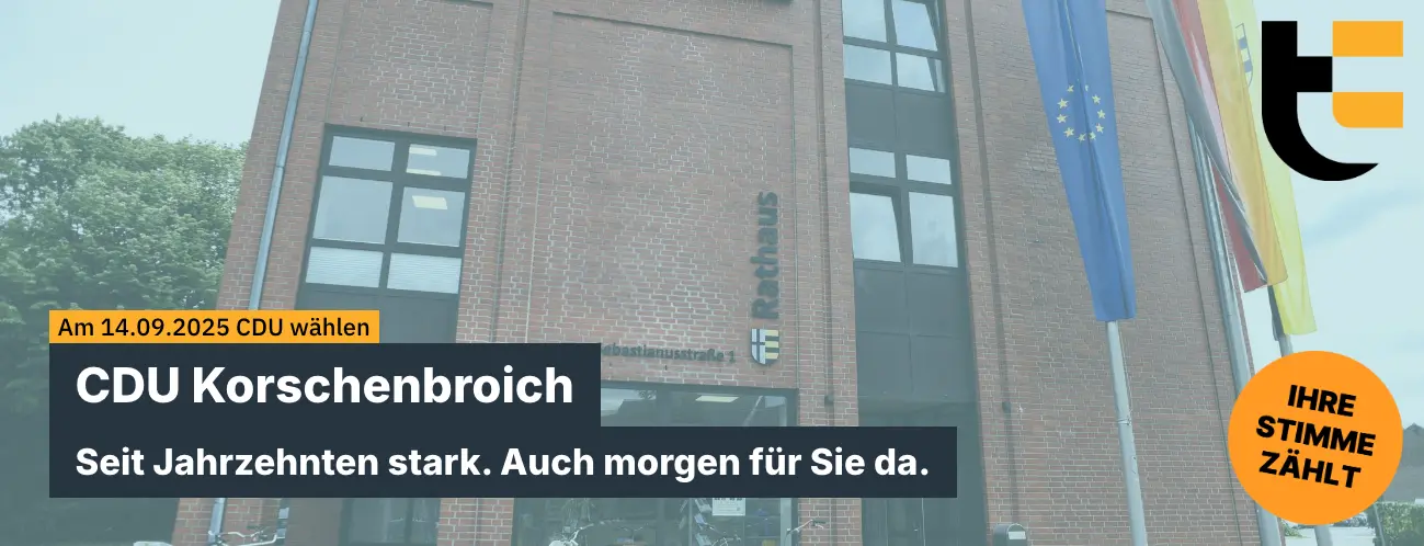 Kommunalwahl. am 14 September in Korschenbroich Kommunalwahl am 14. September
